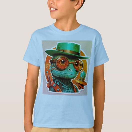 Lizard Lunge Unisex T-shirts (Voorkant)