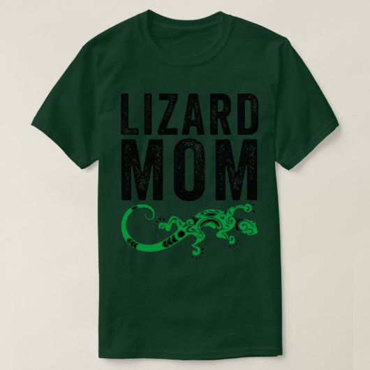 Lizard mama Funny Gecko Reptile Lover Moeder 2 T-shirt (Design voorkant)