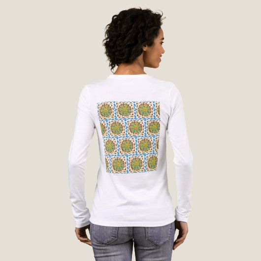 Lizard Mandala Tri-Blend Shirt (Achterkant)