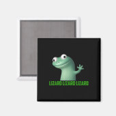 Lizard Meme Lizard Lizard Lizard Grappig Graphic Magneet (Voorkant / Achterkant)