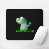 Lizard Meme Lizard Lizard Lizard Grappig Graphic Muismat (Met muis)