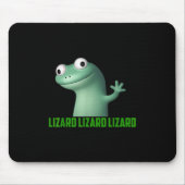 Lizard Meme Lizard Lizard Lizard Grappig Graphic Muismat (Voorkant)