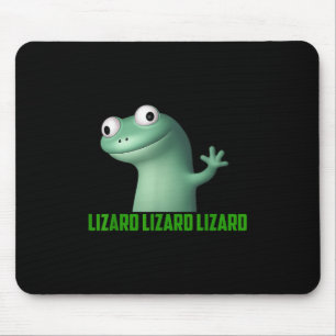 Lizard Meme Lizard Lizard Lizard Grappig Graphic Muismat