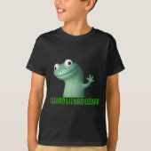 Lizard Meme Lizard Lizard Lizard Grappig Graphic T-shirt (Voorkant)