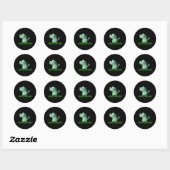 Lizard Meme Lizard Lizard Lizard Grappige Grafisch Ronde Sticker (Vel)