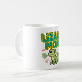 Lizard Moeder Cute Gecko Koffiemok (Voorkant links)