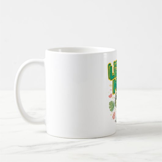 Lizard Moeder Cute Gecko Koffiemok (Links)