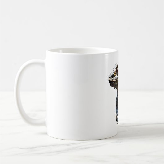 Lizard Mozaïek Cup Glas in lood Ontwerp Koffiemok (Links)