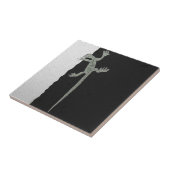 Lizard op de muur tegeltje (Zijkant)