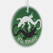 Lizard Ornament Personalized Reptile Decorations (Voorkant Rechts)