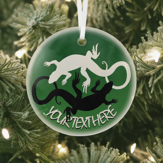 Lizard Ornament Personalized Reptile Decorations (Insitu)