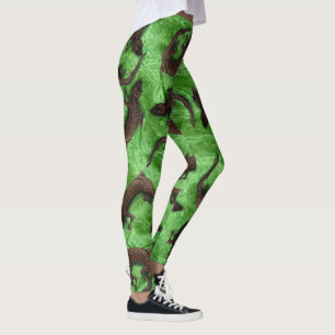 LIZARD PATTERN via Slipperywindow Leggings