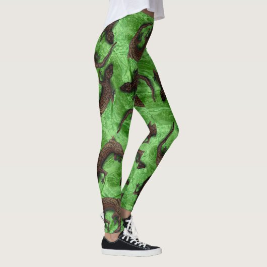 LIZARD PATTERN via Slipperywindow Leggings (Rechts)