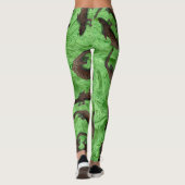 LIZARD PATTERN via Slipperywindow Leggings (Achterkant)