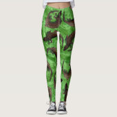 LIZARD PATTERN via Slipperywindow Leggings (Voorkant)