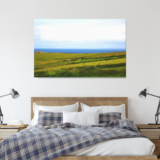 Lizard Peninsula Cornwall Engeland Canvas Afdruk (Insitu (Slaapkamer))