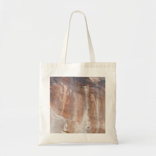 Lizard Petroglyph Tote Bag (Voorkant)
