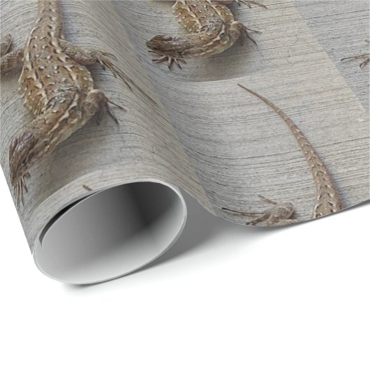 Lizard Photo Pattern Cadeaupapier (Rol Hoek)