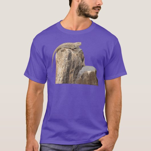 Lizard Relaing On A Rock girl T-shirt (Voorkant)