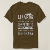 Lizard Reptiles Reptile Gecko Animal Funny Gift T-shirt (Design voorkant)