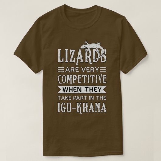 Lizard Reptiles Reptile Gecko Animal Funny Gift T-shirt (Design voorkant)