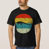 lizard retro  silhouette 70s t-shirt (Voorkant)