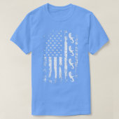 Lizard Shirt Reptile American Flag Gecko Lover (Design voorkant)
