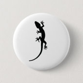 Lizard Silhouette Ronde Button 5,7 Cm (Voorkant)