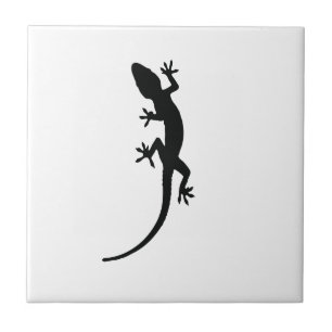 Lizard Silhouette Tegeltje