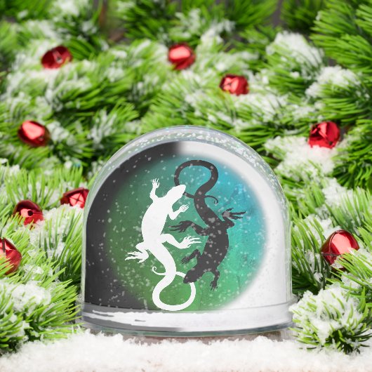 Lizard Snow Globe Personalized Reptile Snow Globes Sneeuwbol (Kerstmis)