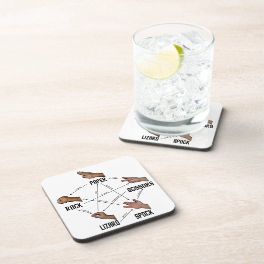 Lizard-Spock Drankjes Onderzetter (Rechterzijde)