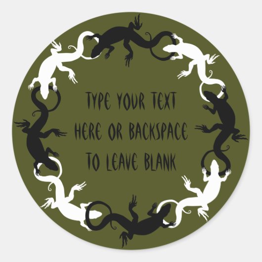 Lizard Stickers Specialized Lizard Art Stickers (Voorkant)