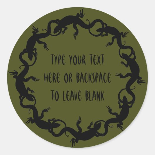 Lizard Stickers Specialized Lizard Art Stickers (Voorkant)