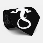 Lizard Stropdas Cool Reptile Gifts Lizard Art Neck (Opgerold)