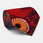 Lizard Sun Aboriginal Stropdas (Opgerold)