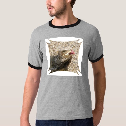 Lizard Tongue Mannen T-Shirt (Voorkant)