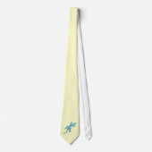Lizard-turquoise Stropdas (Voorkant)