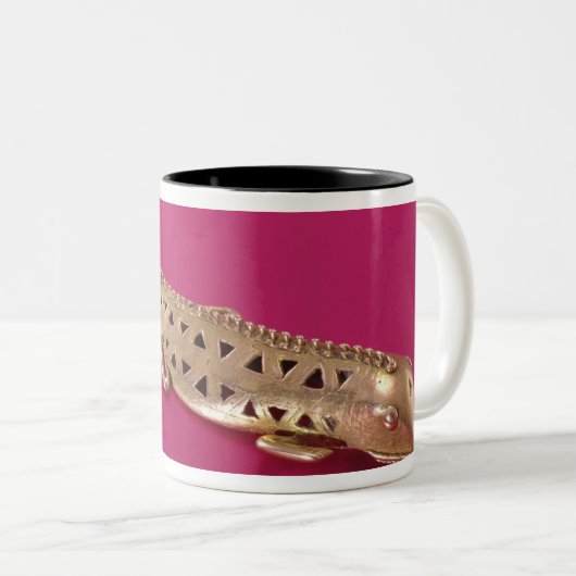 Lizard uit Colombia Tweekleurige Koffiemok (Voorkant rechts)