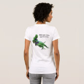 Lizard Warrior Wrestling Sport Fantasy Art T-Shirt (Achterkant volledig)