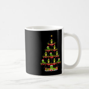 Lizard Xmas Verlichting Santa Lizard Kerstboom Koffiemok