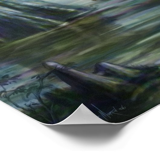 Lizardman van Scape Ore Swamp Poster (Hoek)