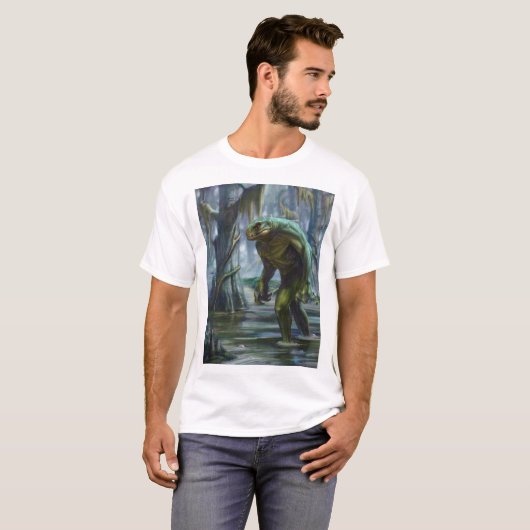 Lizardman van Scape Ore Swamp T-shirt (Voorkant volledig)