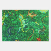 Lizards Batik Inpakpapier Vel (Voorkant 3)