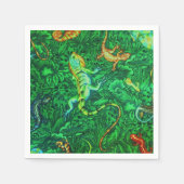 Lizards Batik Servetten (Voorkant)