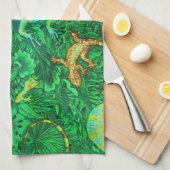 Lizards Batik Theedoek (Quarter Fold)