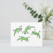 Lizards Briefkaart (Staand voorkant)