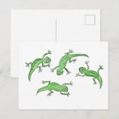 Lizards Briefkaart (Voorkant / Achterkant)