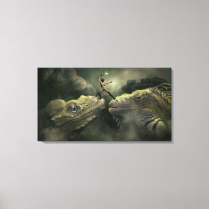 Lizards Canvas Afdruk