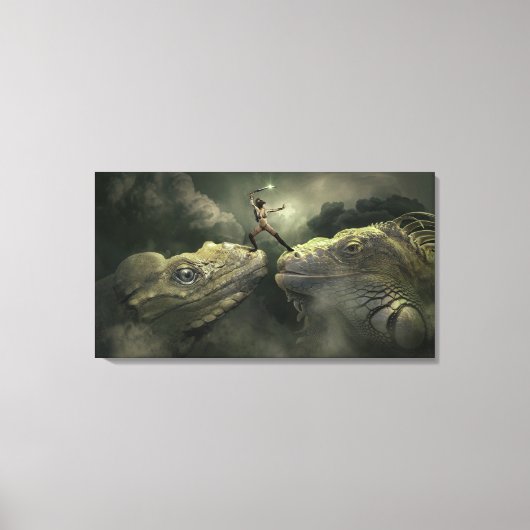 Lizards Canvas Afdruk (Voorkant)