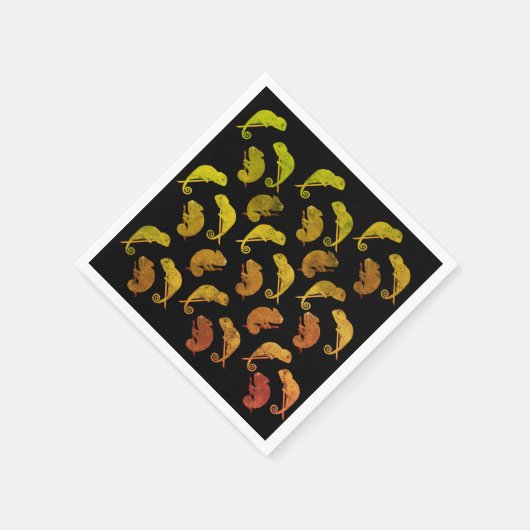 Lizards Chameleons Art Servet (Hoek)